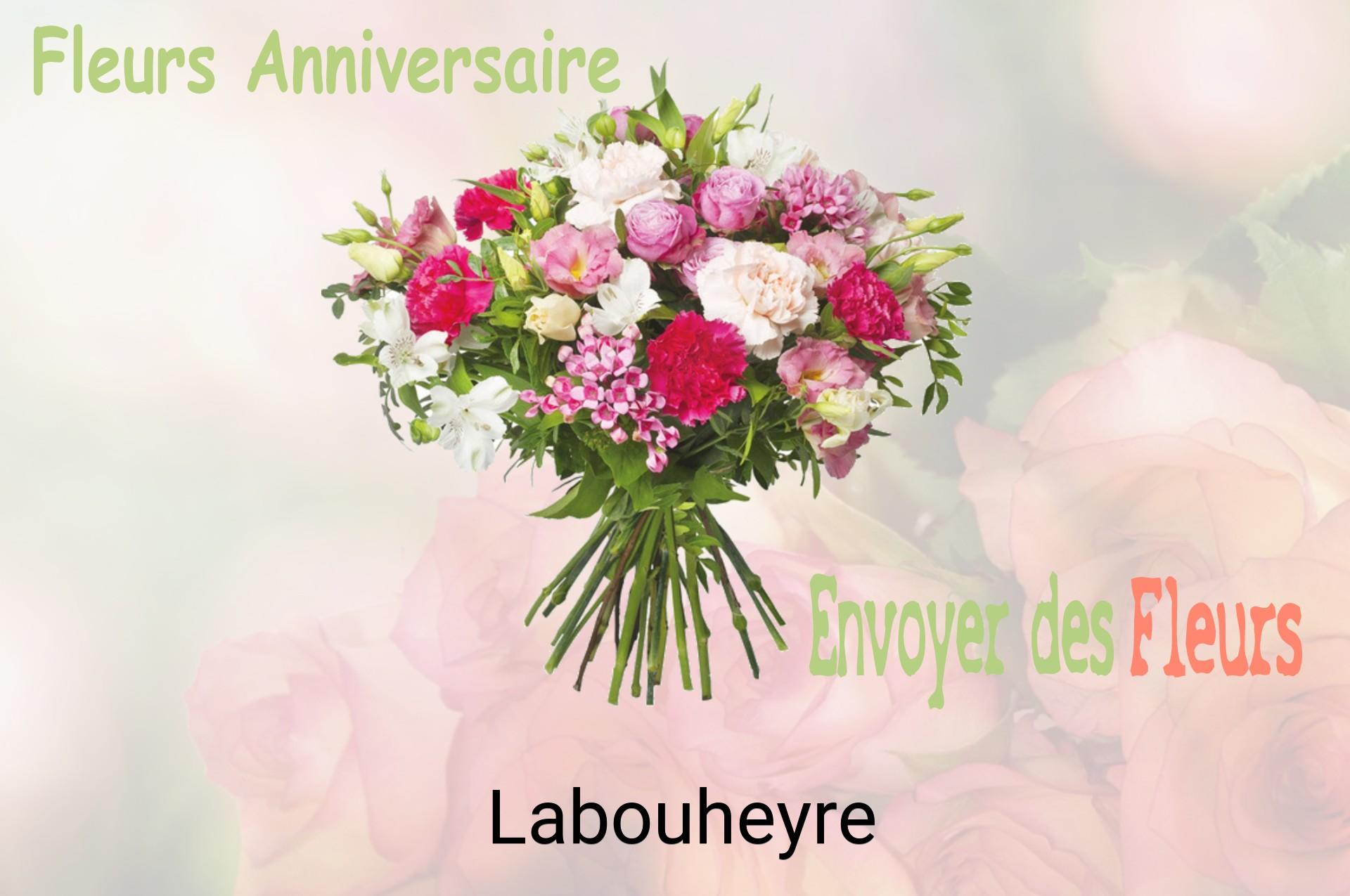 Bouquet de fleurs d’anniversaire livré à Labouheyre